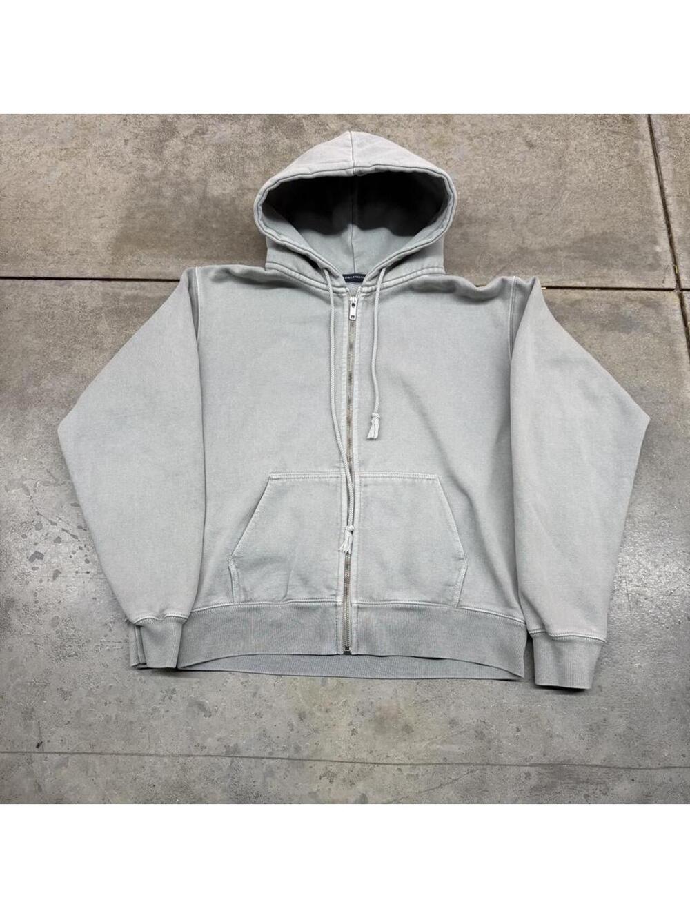 brandy melville ocean foam zip up christy hoodie size medium WOMENS
